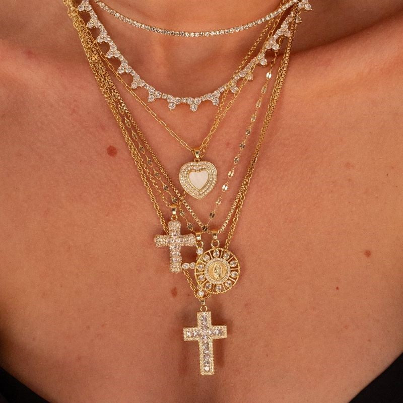 joy dravecky jadore gold pink heart pearl necklace