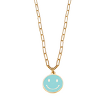 foxy good vibes only gold be happy necklace
