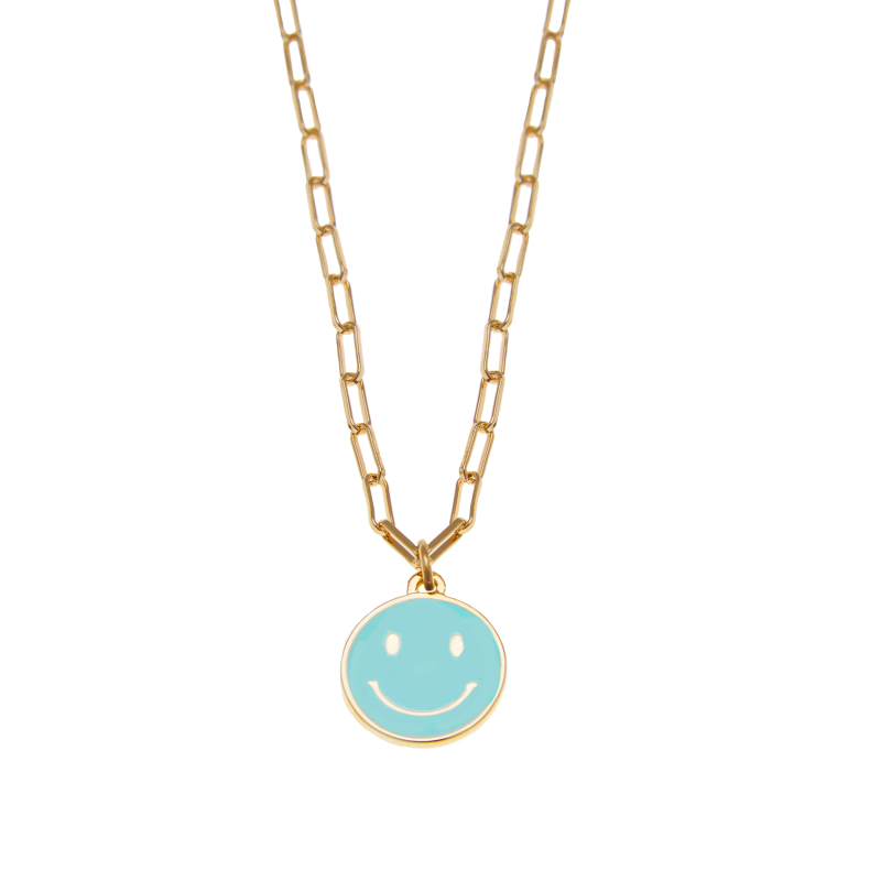 foxy good vibes only gold be happy necklace