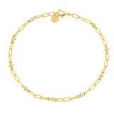 leeada emi sparkle chain bracelet