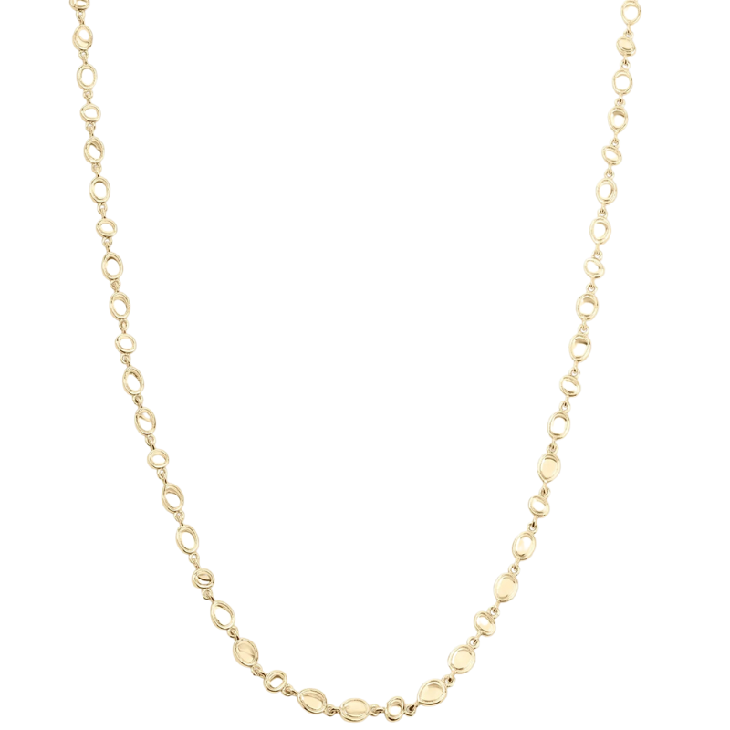 melinda maria shes a natural baby gold infinity necklace