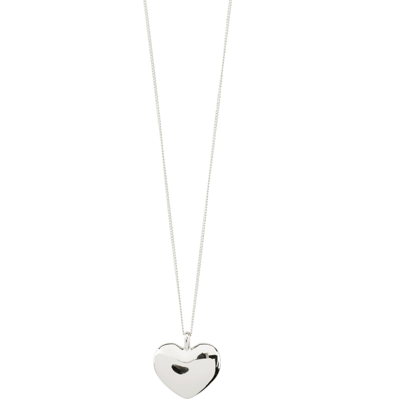 pilgrim sophia silver heart pendant necklace