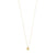 pilgrim echo gold pendant necklace