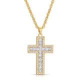 joy dravecky isabella gold white cross necklace