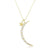 melinda maria what dreams are made of necklace gold cz