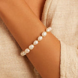 gorjana phoebe gold pearl bracelet