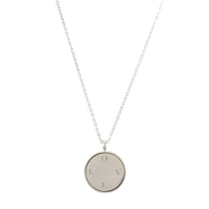 Love Disc Necklace