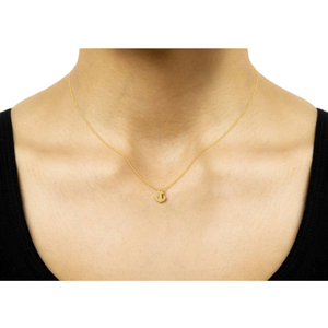 dogeared frienship anchor gold necklace