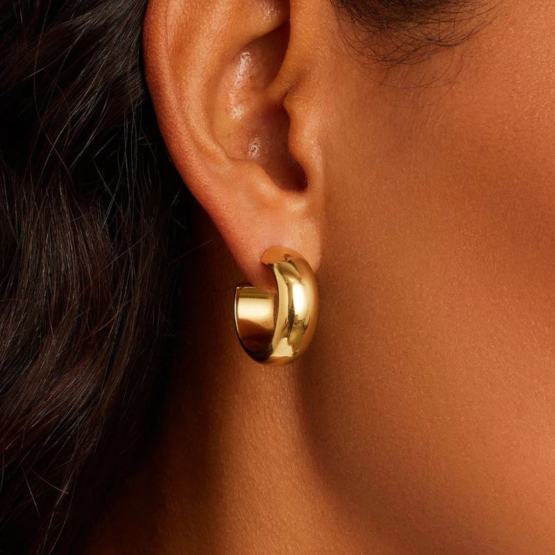 gorjana paseo gold small hoop earring
