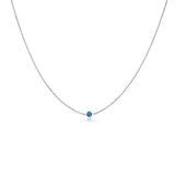 theia evil eye pendant choker silver necklace