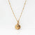 la vie amour charms gold necklace