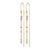 pilgrim kamari crystal drop gold earrings