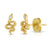 elizabeth stone mystic serpent stud earring