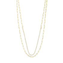 pilgrim rowan gold 2 in 1 necklace