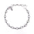 la vie crystal bracelet silver