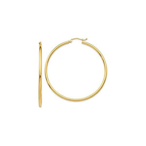 prima sterling silver gold hoop earring