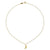 satya crescent moon gold pendant necklace
